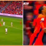 Virgil van Dijk scores and celebrates