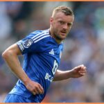 Jamie Vardy in action for Leicester City