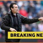 Unai Emery gestures on the touchline for Aston Villa