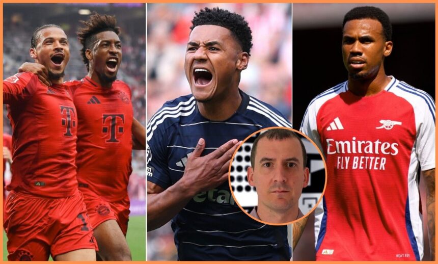 Leroy Sane, Ollie Watkins, and Gabriel Magalhaes