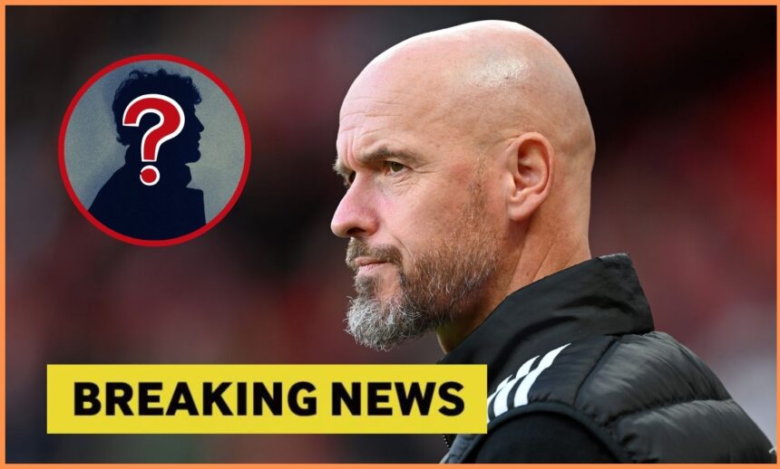 Erik ten Hag during his time as Man United manager, plus yellow