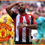 Bryan Mbeumo of Brentford reacts