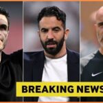 Mikel Arteta, Ruben Amorim, and Enzo Maresca