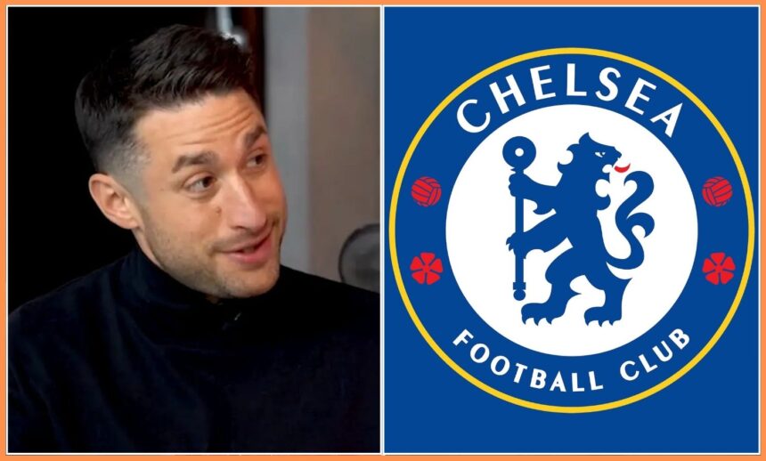 David Ornstein and the Chelsea FC logo