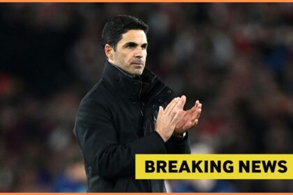 Arsenal manager Mikel Arteta and yellow