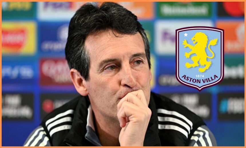 Aston Villa manager Unai Emery