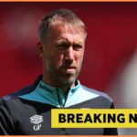 West Ham manager Graham Potter looks on