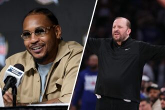 Carmelo Anthony is sure Tom Thibodeau's firing has been in work for some time, "Everyone else is thinking..."