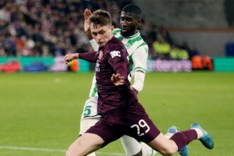 Celtic scouts the "outstanding" Scott who created 56 chances last season