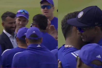 Cheteshwar Pujara Hands Test Cap To Sai Sudharsan