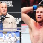 Dana White and Justin Gaethje