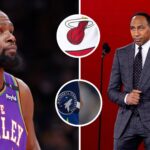 "Different Dimensions"...Stephen A. Smith chooses which one is best for Kevin Durant: the Miami Heat or the Minnesota Timberwolves