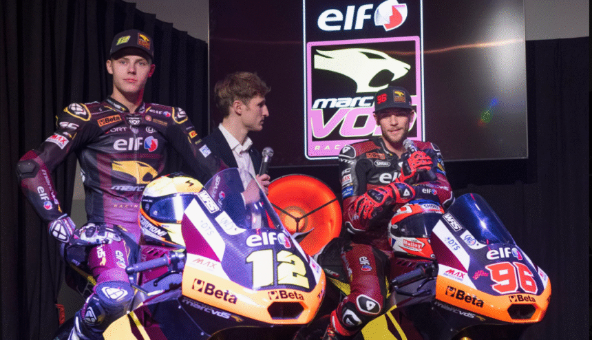 First, take a look at the Jake Dixon Marc VDS Moto2 bike