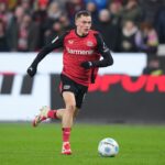 Florian Wirtz in action for Bayer Leverkusen