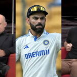 Kane Williamson, Virat Kohli and Matthew Hayden