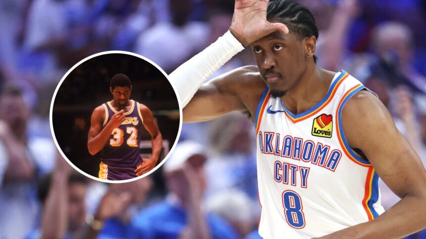 Jalen Williams '40 Point Outburst places him in the elite NBA Finals Company, including Magic Johnson