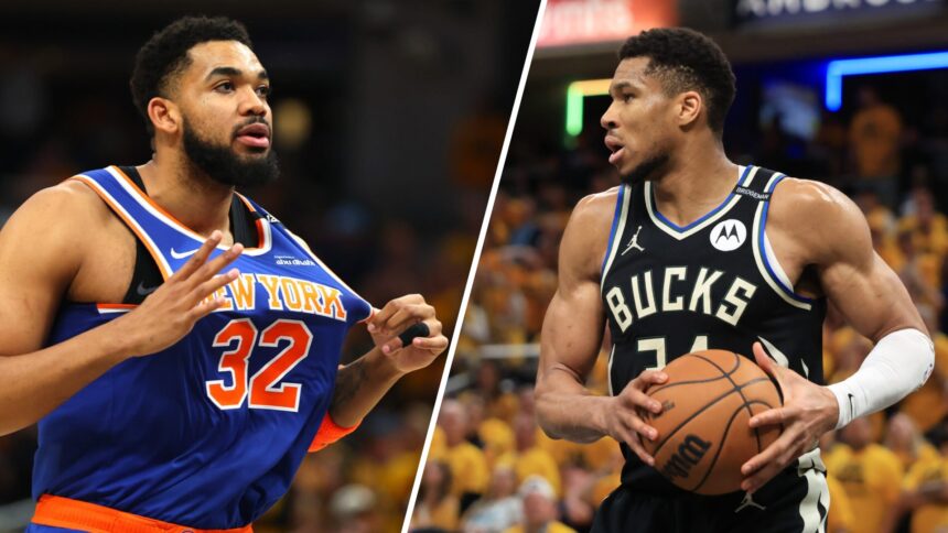 Jermaine O'Neill believes that the town of Karl Anthony believes that "he really is..." for the Knicks than Giannis Antetocomo.