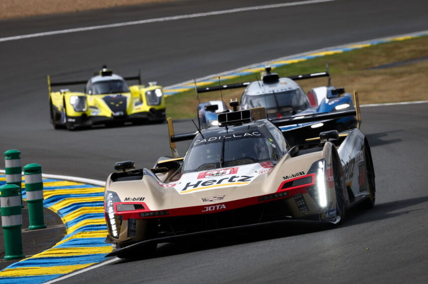 Le Mans in 24 Hours 2025: Cadillac leads Ferrari, leading twice in red-covered opening practice