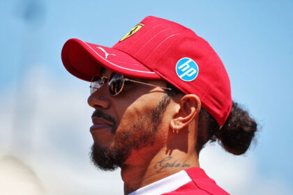 Lewis Hamilton makes a statement while exchanging music videos for Ducati, Canada