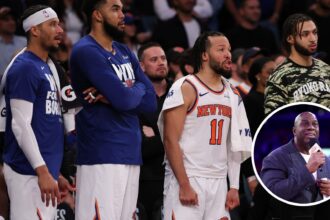 Magic Johnson says the two New York Knicks stars are blamed on playoff eliminations