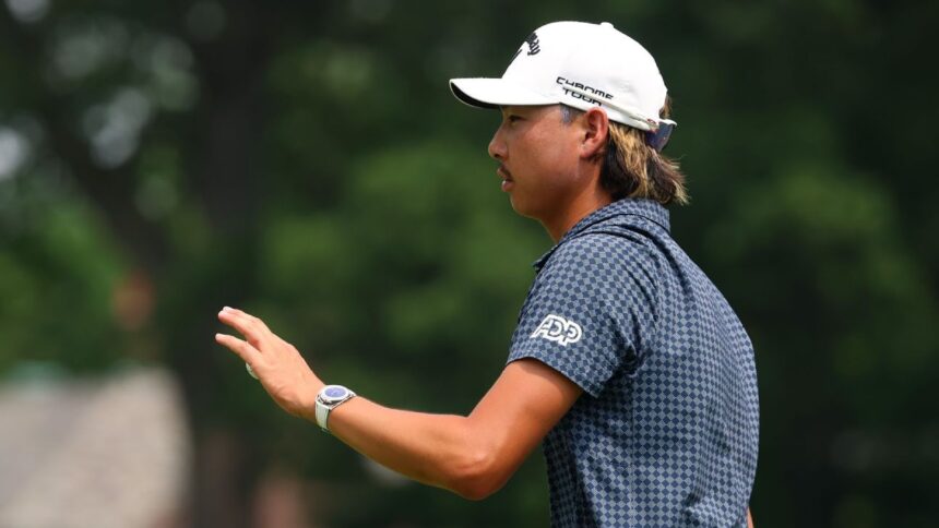 Min Woo Lee's first round 63 Ties course record in Rocket Classic