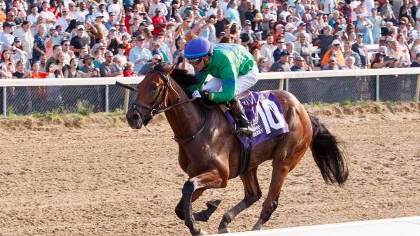 Mo Plex answers questions about victory and distance in the Ohio Derby