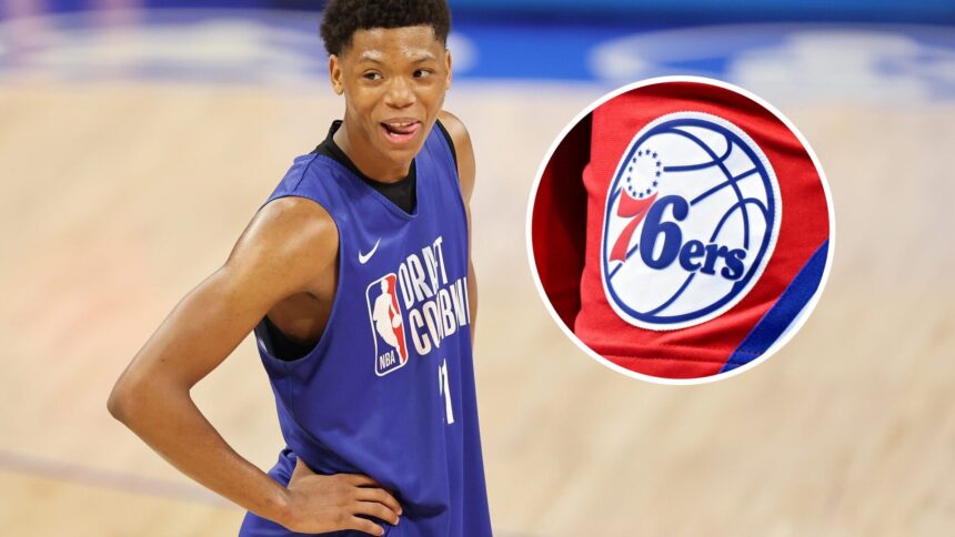 NBA fans call Ace Bailey for cancelling the 76ers training despite the team's interest in drafting him.