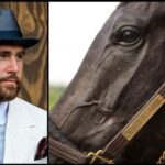NFL star Travis Kelce earned his first victory as owner of a racehorse with the aptly named Swift Delivery