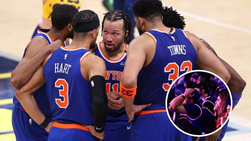 New York Knicks fans can't believe the official X page posted on the NBA Finals reaching Game 7
