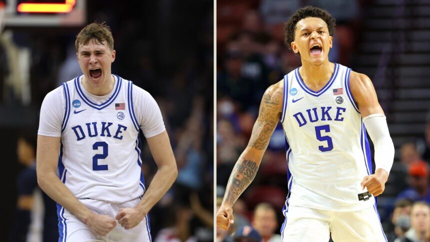 Paolo Banchelo vs Cooper Flag, Dukestars compared before the 2025 NBA Draft
