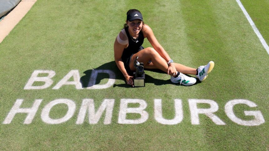Pegra handles swiatek with straight sets to win a bad Homburg title