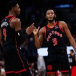 RJ Barrett and Immanuel Quickley Raptors pic