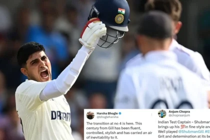 Shubman Gill Hits Test Ton In England