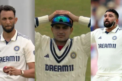 Shubman Gill Prasidh Krishna Mohammed Siraj