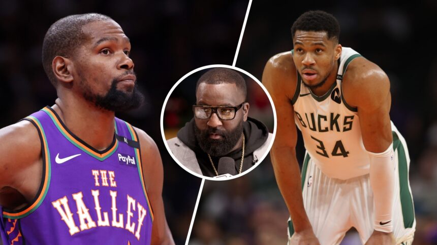 The New York Knicks have a question to answer to Kevin Durant. It's not relevant for Giannis, Kendrick Perkins argues