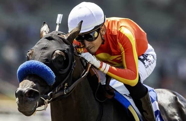 The game wins on Sunday with three rivals and wins in the stakes declared