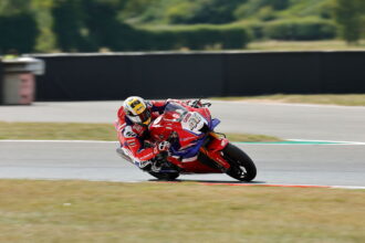 Tommy Bridewell gave Honda a "slight wave of ears" before returning to the podium