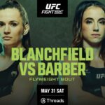 UFC Vegas 107, Results, Maycee Barber, Erin Blanchfield, Results, UFC