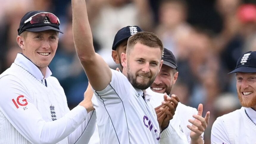 England pacer Gus Atkinson