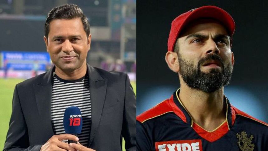 Aakash Chopra and Virat Kohli