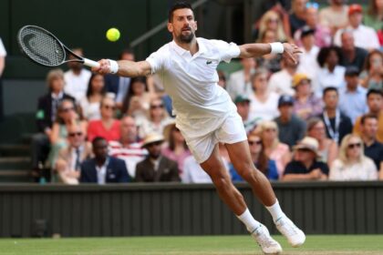 Novak Jjokovic is on track to record the 14th Wimbledon semi-finals