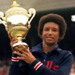 Reminiscent of Arthur Ash's historic 1975 Wimbledon title