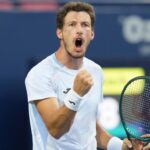2022 Champion Pablo Caleno Basta wins opening match in Toronto