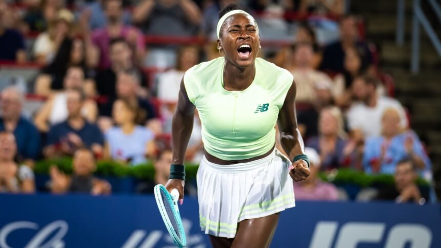 Gauff overcomes 23 double faults and wins at the National Bank Open