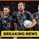 Joao Palhinha with Harry Kane and Joshua Kimmich