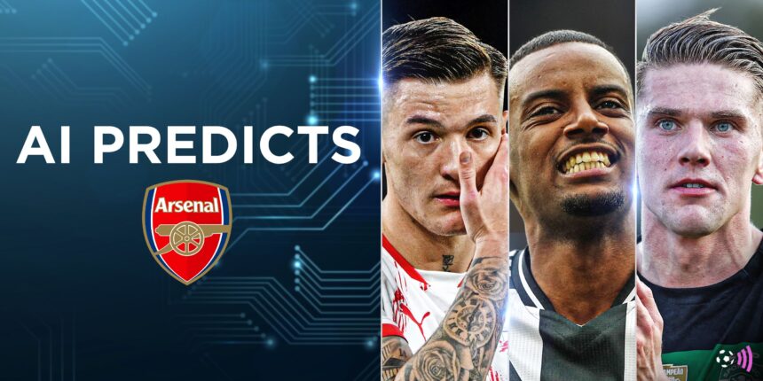 AI predicts how many goals Sesko, Isak and Gyoker score in Arsenal
