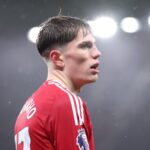 Alejandro Garnacho in action for Man United against Ipswich Town