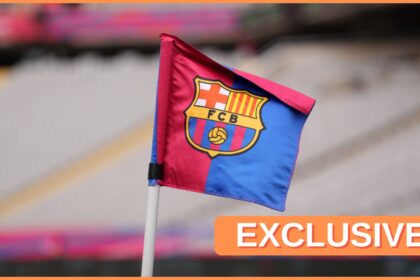 Barcelona flag exclusive image