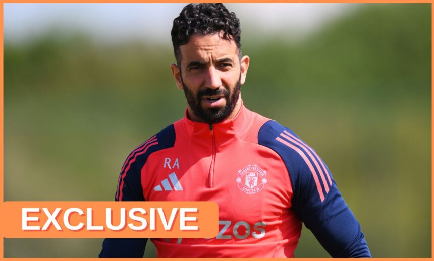 Man United manager Ruben Amorim