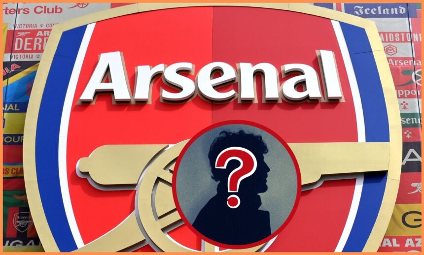 Arsenal logo at the Emirates Stadium